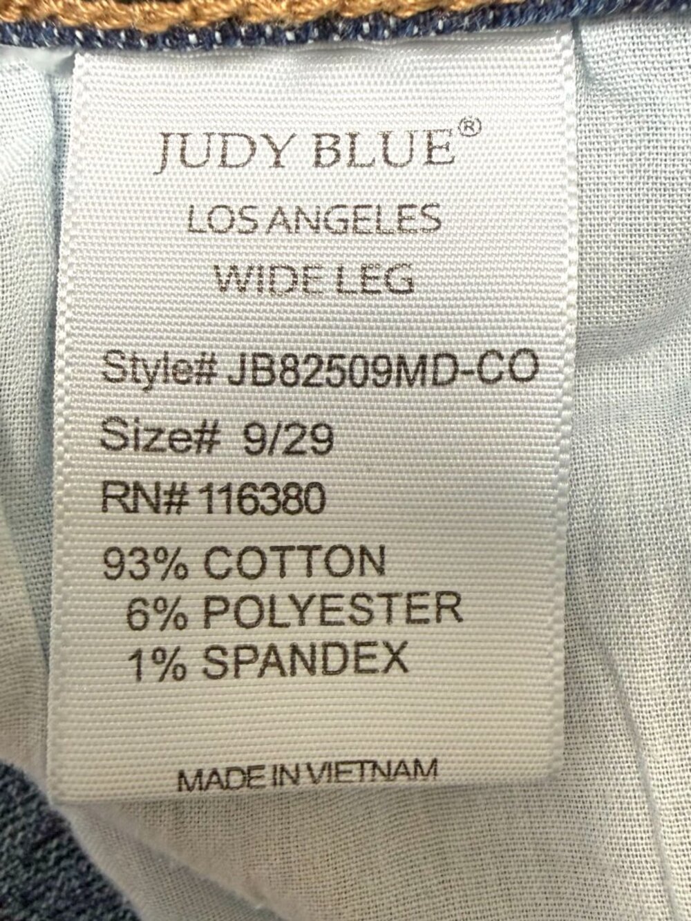 Judy Blue Wide Leg‎ Jeans - Picture 9 of 12